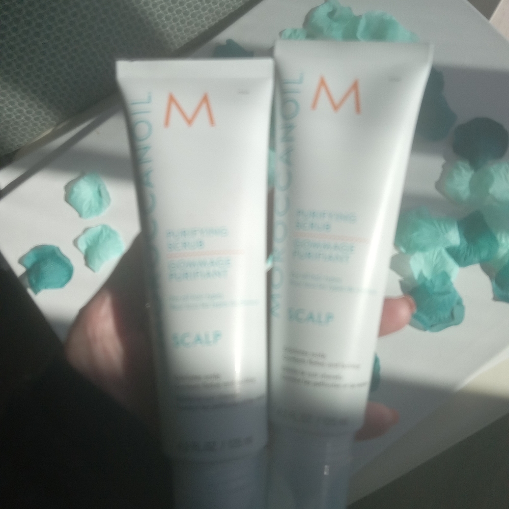Moroccanoil Purifying Scrub for Scalp DUO 4.6oz/each BRAND NEW/NEVER USED